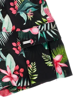 Shorts cady stampa jungle