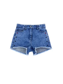 Shorts cinquetasche ricamato