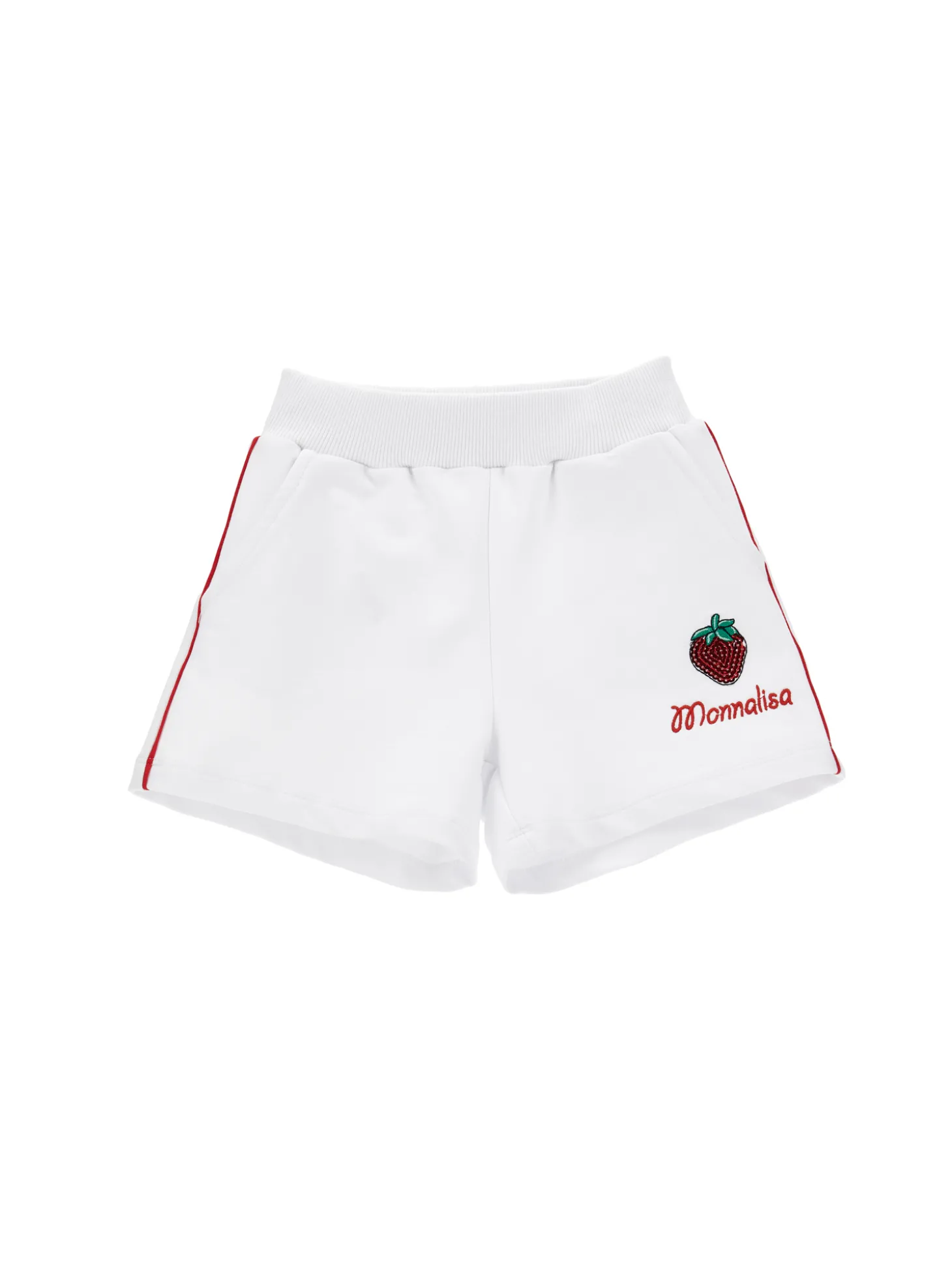 Shorts felpa bicolor