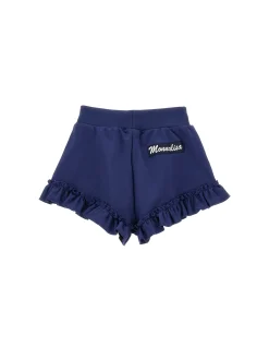 Shorts felpa con borchiette