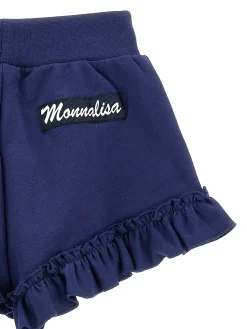 Shorts felpa con borchiette