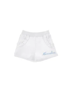 Shorts felpa con rouches