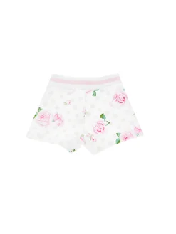 Shorts felpa floreali