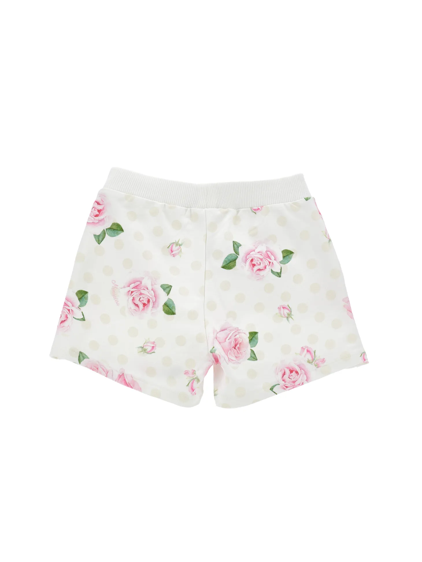 Shorts felpa floreali