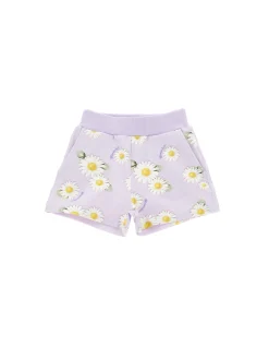 Shorts felpa margherite