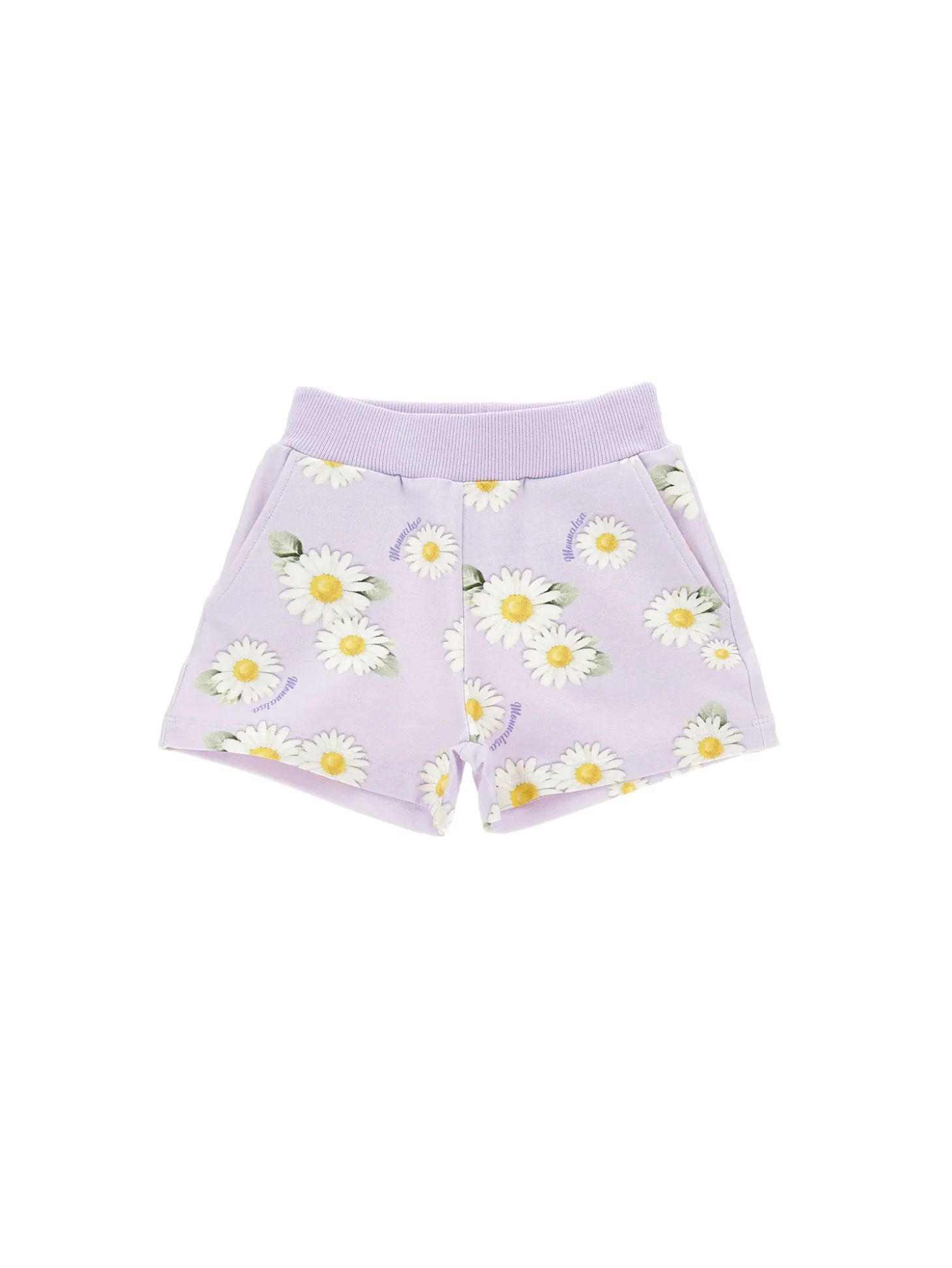 Shorts felpa margherite