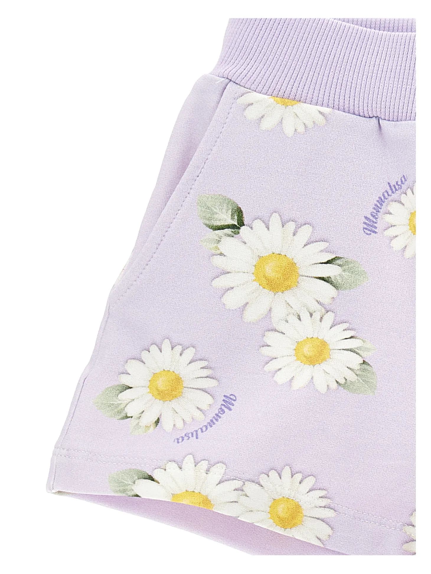 Shorts felpa margherite