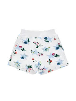 Shorts felpa stampa stelle