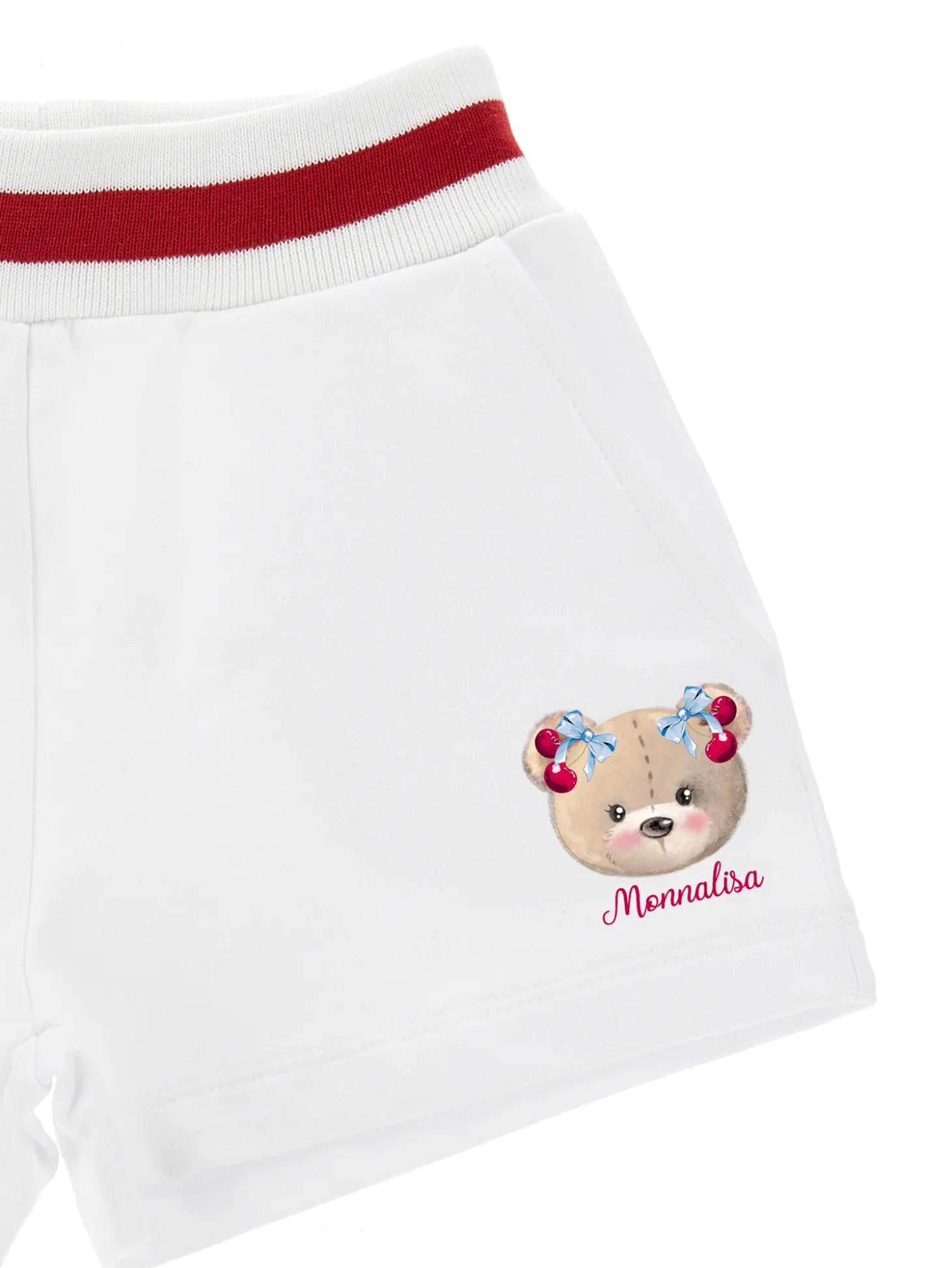 Shorts teddy felpa cotone
