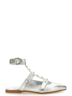 Slippers pelle laminata