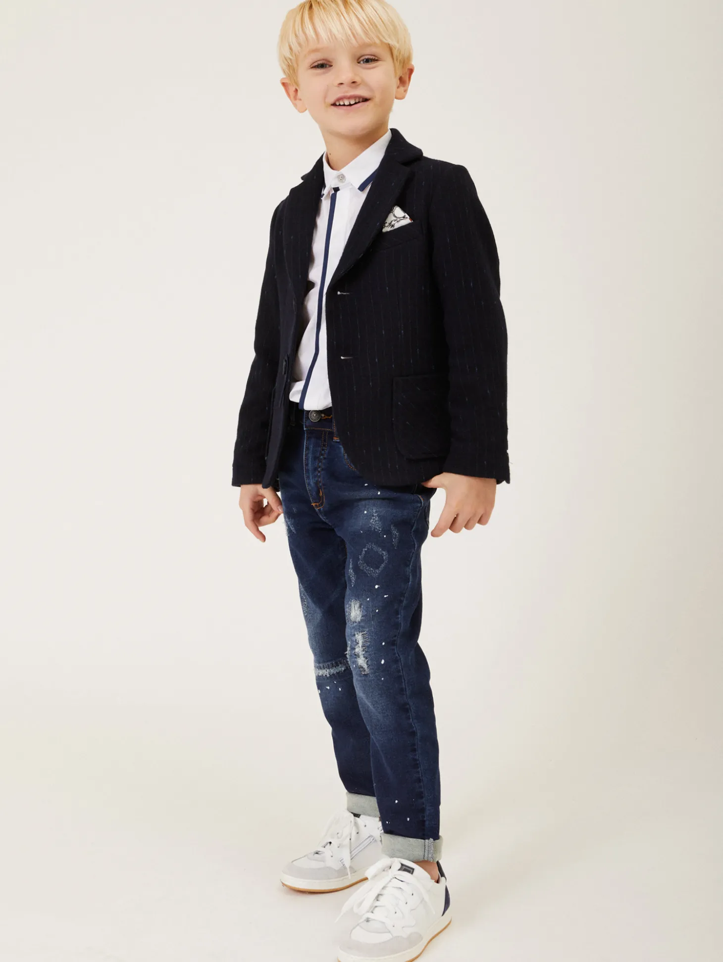 Sneakers boy pelle