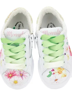 Sneakers bycast stampa fiori