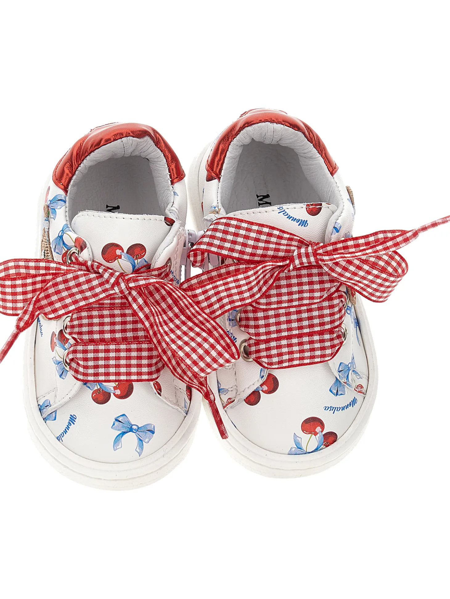 Sneakers ciliegie con orsetto