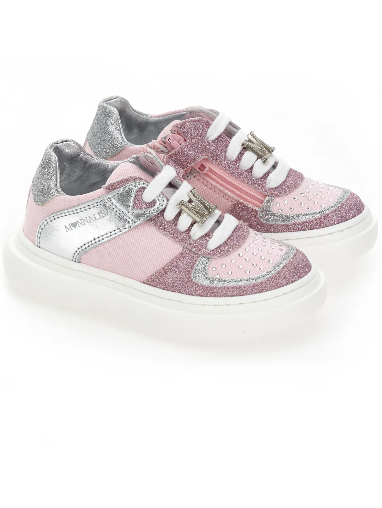Sneakers glitterate denim