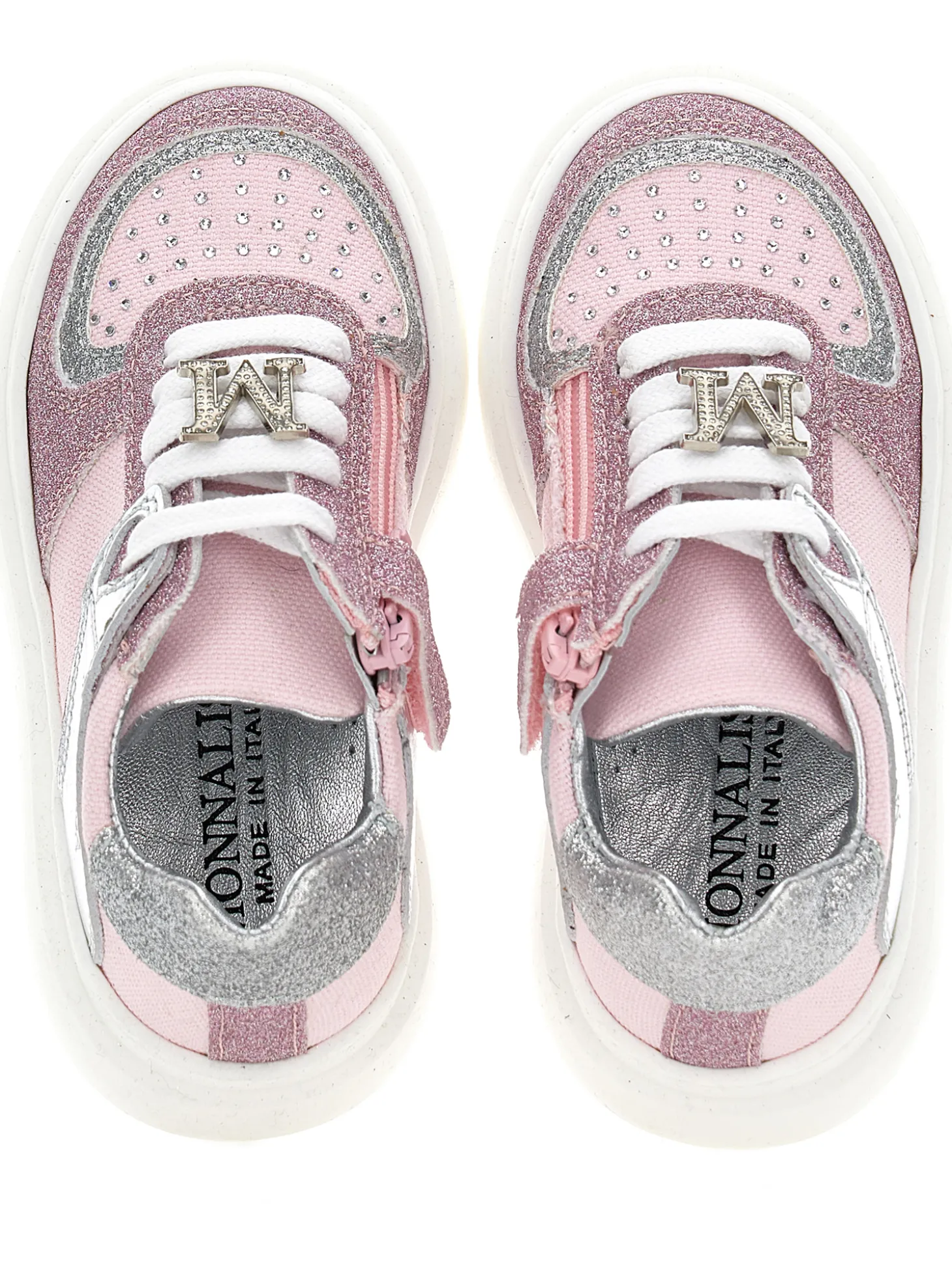 Sneakers glitterate denim