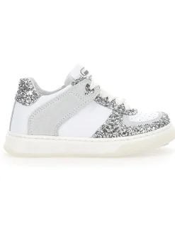 Sneakers in crosta e glitter
