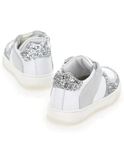 Sneakers in crosta e glitter