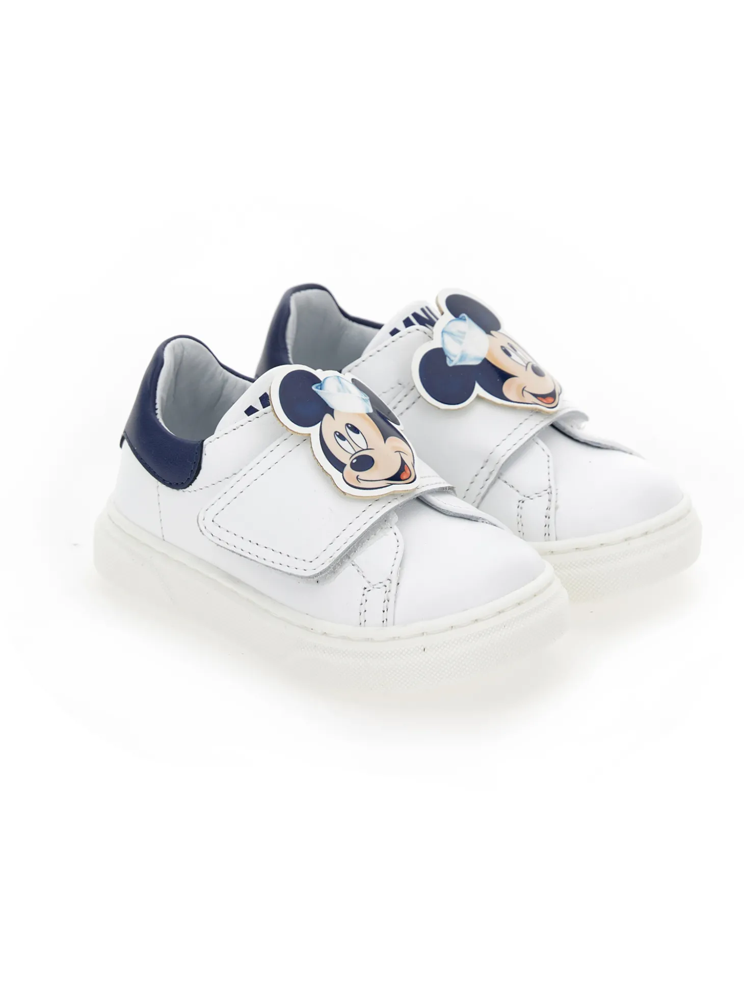 Sneakers pelle con Mickey
