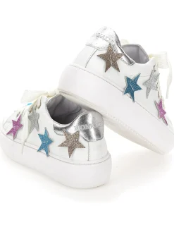 Sneakers pelle con stelle