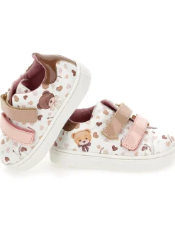 Sneakers tessuto tecnico con orsetti