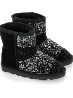 Stivale crosta con strass