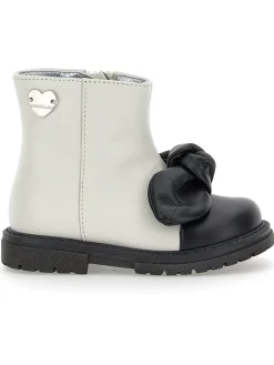 Stivaletto pelle bicolor