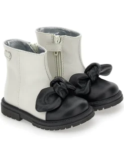 Stivaletto pelle bicolor