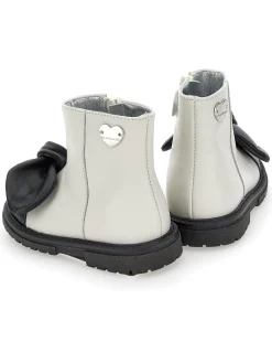 Stivaletto pelle bicolor