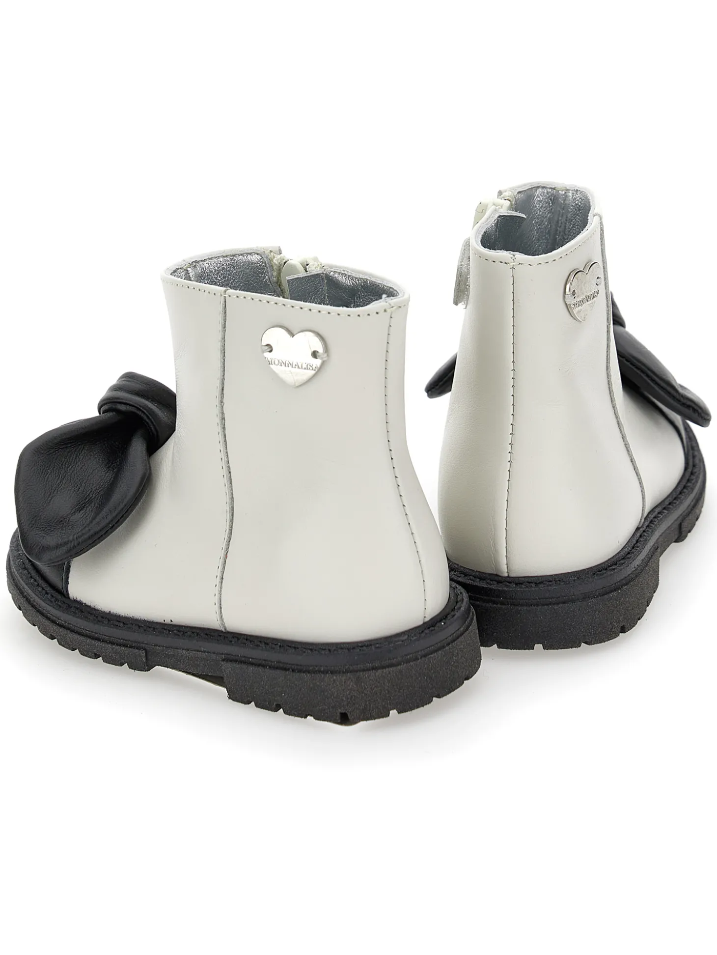 Stivaletto pelle bicolor