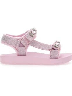 Tecno sandali con strass