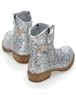 Texani glitter con stelle a contrasto