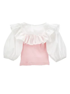Top cotone con viscosa