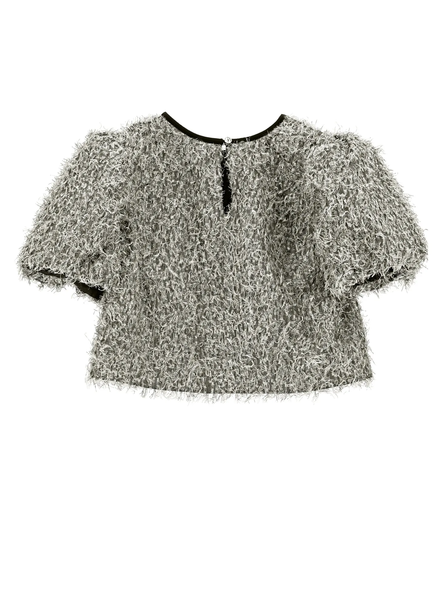 Top frange lurex