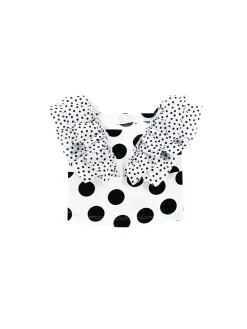 Top jersey a pois