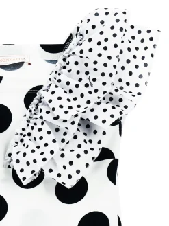 Top jersey a pois