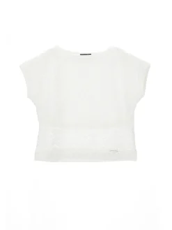 Top jersey traforato