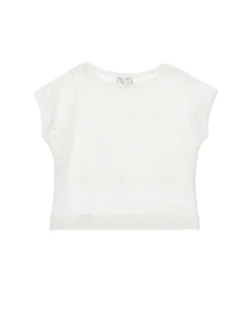 Top jersey traforato