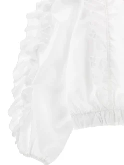 Top popeline con maxirosa