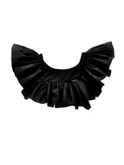 Top popeline con volants