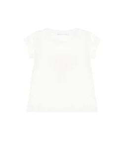 T-shirt  bouquet con strass