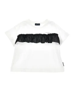 T-shirt con galetta tulle