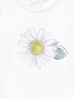 T-shirt con maxi margherita