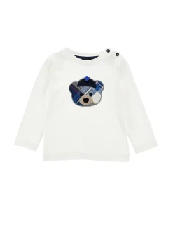 T-shirt con orsetto