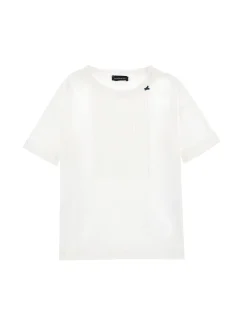 T-shirt con plastron