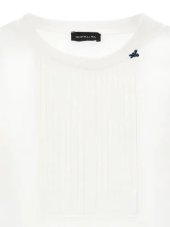 T-shirt con plastron