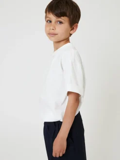 T-shirt con plastron