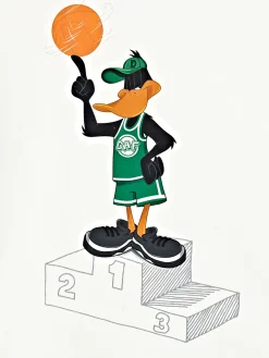 T-shirt cotone Daffy Duck
