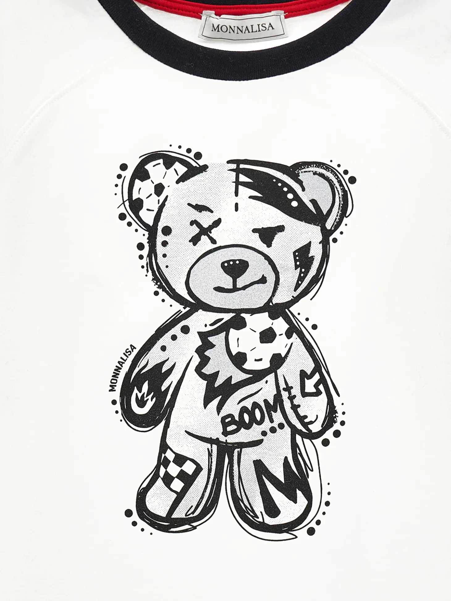 T-shirt cotone organico con orsetto