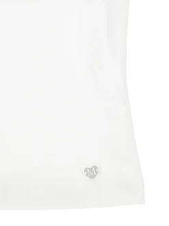 T-shirt cotone organico con tulle