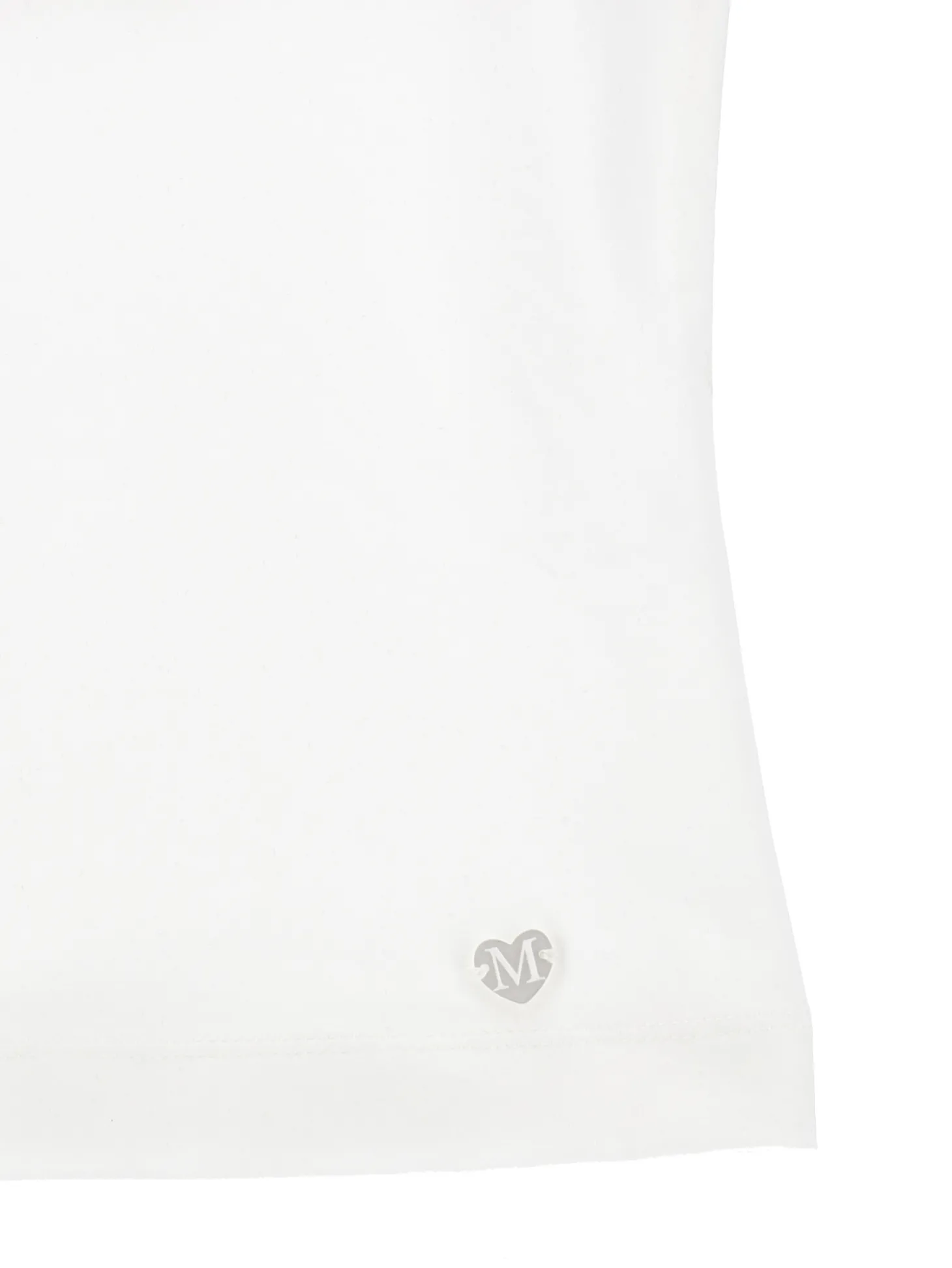 T-shirt cotone organico con tulle